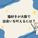 猫好きが大阪で出会いを叶えるには？